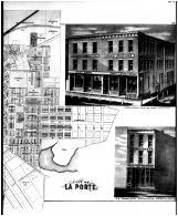 La Porte City, La Porte Herald Printing Office, S.E. Taylor and Co., D.B. Collings - Right, La Porte County 1874